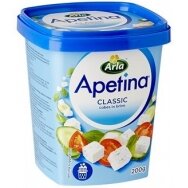 APETINA Classic sūrio kubeliai sūryme, 200g
