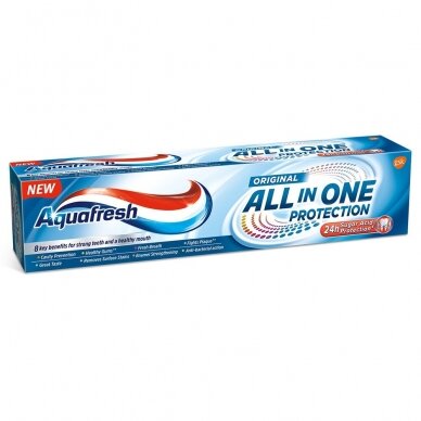 AQUAFRESH dantų pasta "All in One Protect", 100 ml