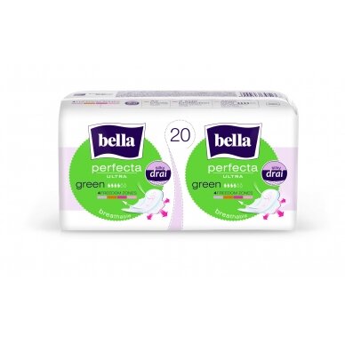 BELLA PERFECTA higieniniai paketai Green 20 vnt