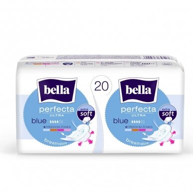 BELLA PERFECTA higieniniai paketai "Ultra Blue",  20vnt.