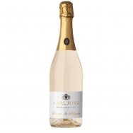 CARL JUNG Blanc De Blanc baltas pusiau saldus putojantis vynas 0,75l