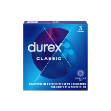 DUREX CLASSIC prezervatyvai, 3vnt.