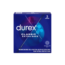 DUREX EXTRA SAFE prezervatyvai, 3vnt
