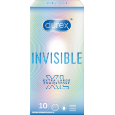 DUREX INVISIBLE XL prezervatyvai, 10vnt