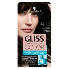 GLISS COLOR 4-13 plaukų dažai Šaltas tamsiai rudas