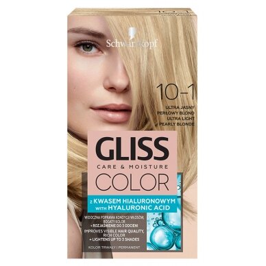 GLISS COLOR plaukų dažai 10-1 "Ypač šviesus perlamutrinis"