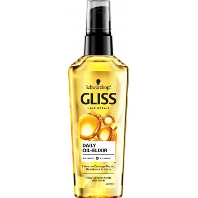 GLISS KUR "ULTIMATE REPAIR" Oil Elixir aliejinis eliksyras, 75ml