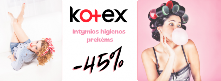 kotex -45%