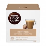 Nescafe kavos kapsulės Dolce Gusto Cortado Espresso Macchiato, 16 kapsulių, 100g