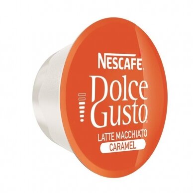 Nescafe kavos kapsulės Dolce Gusto Latte Macchiato Caramel, 16 kapsulių, 145.6g 2