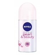 NIVEA rutulinis dezodorantas moterims "Pearl & Beauty", 50ml