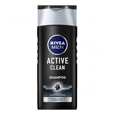 NIVEA MEN vyriškas šampūnas "Active Clean", 250ml