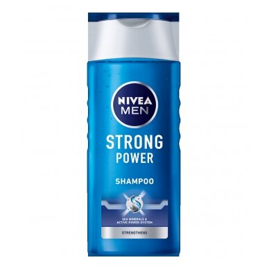 NIVEA MEN vyriškas šampūnas "Strong Power", 250ml