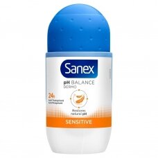 SANEX rutulinis dezodorantas "Dermo Sensitive", 50ml