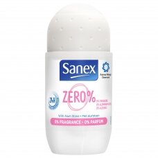 SANEX ZERO bekvapis rutulinis dezodorantas, 50ml