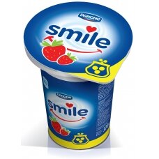 SMILE jogurtas su braškėmis, 370g