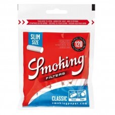 SMOKING filtrai Classic Slim, 120 vnt.