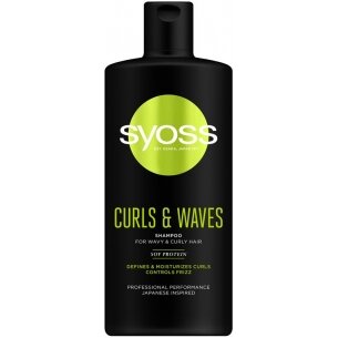 SYOSS Curls & Waves šampūnas, 440ml