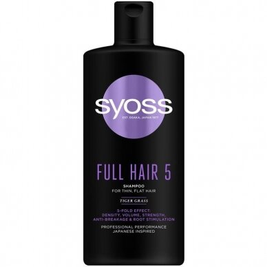 SYOSS Full hair 5D šampūnas, 440ml 1