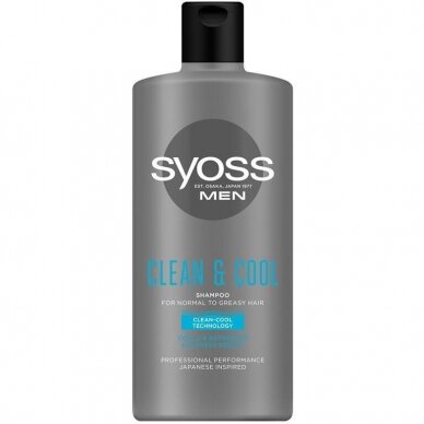 SYOSS MEN Clean & Cool šampūnas, 440ml 1